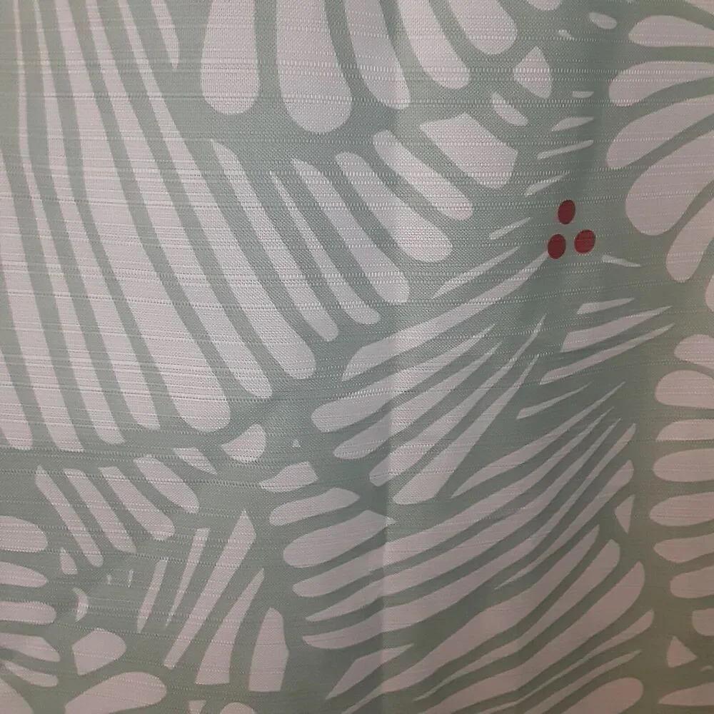 Silvermist & Berry Bold Tropical Floral Shower Curtain